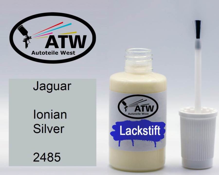 Jaguar, Ionian Silver, 2485: 20ml Lackstift, von ATW Autoteile West.